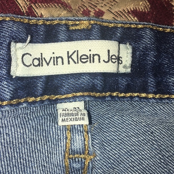 Calvin Kline,medium to dark blue denim jeans, very good condition, size 38waist, - Picture 2 of 7